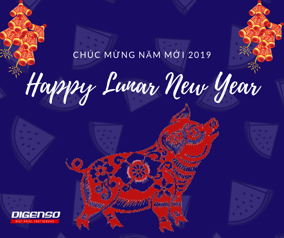 Digenso Chúc Mừng Năm Mới và Thông Báo Lịch Nghỉ Tết Năm 2019